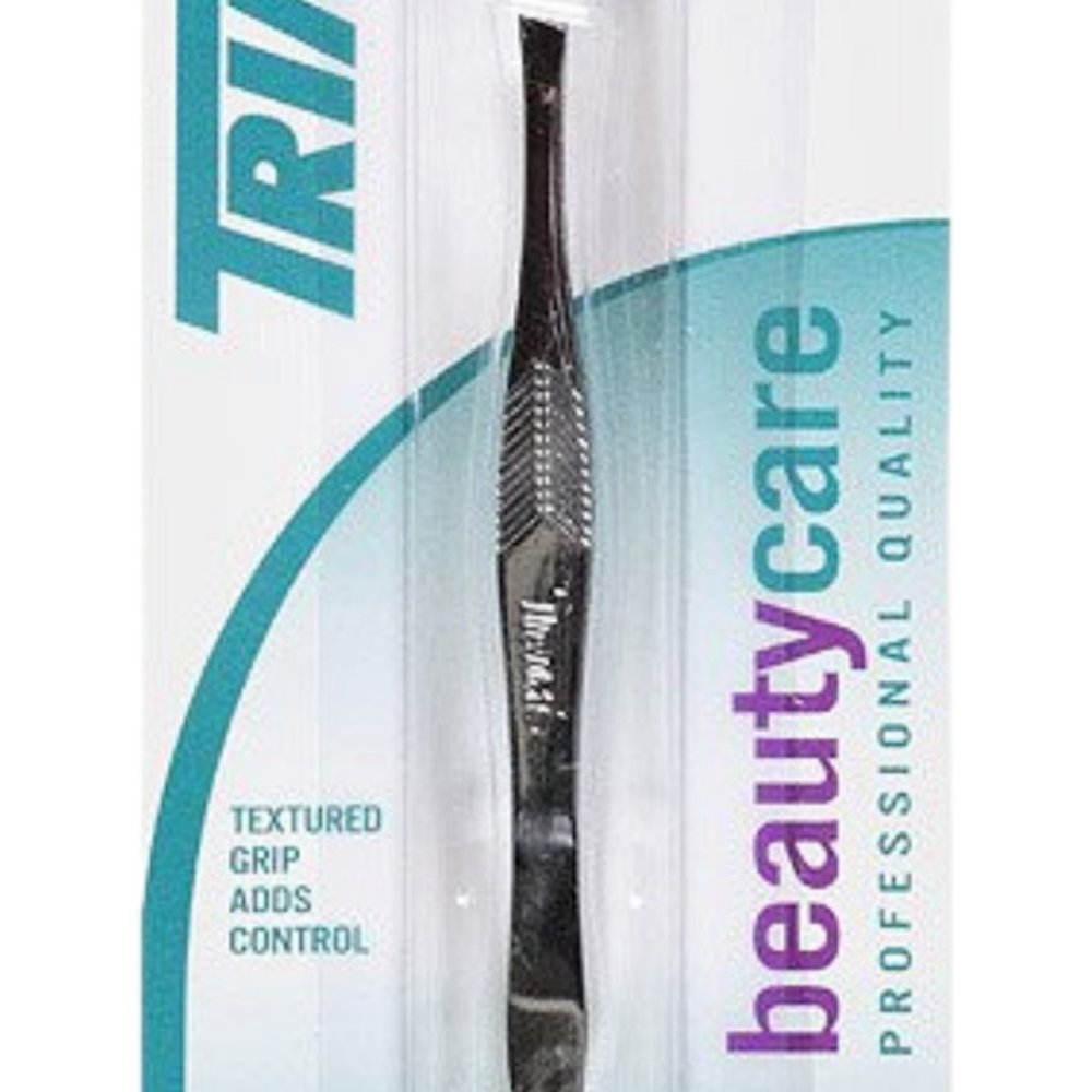 Tweezers Professional Grade Stainless Steel Trim Slant Tip Eyebrow Hair Remover